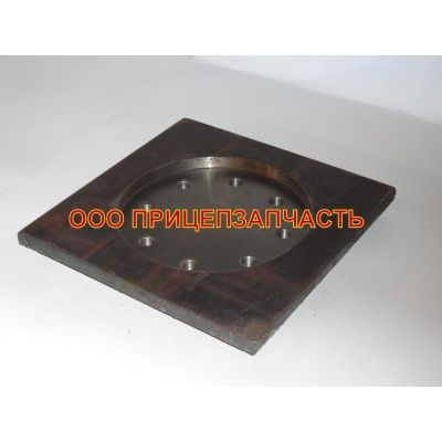 Плита установочная шкворня ЧМЗАП 5524-2704050-10 Плита установочная шкворня ЧМЗАП 5524-2704050-10